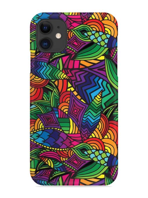 Abstract Multicolor Seamless Snap Case for Apple Iphone 12 Edge Zapvi