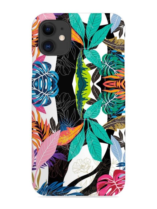 Floral Pattern Bright Snap Case for Apple Iphone 12 Edge Zapvi