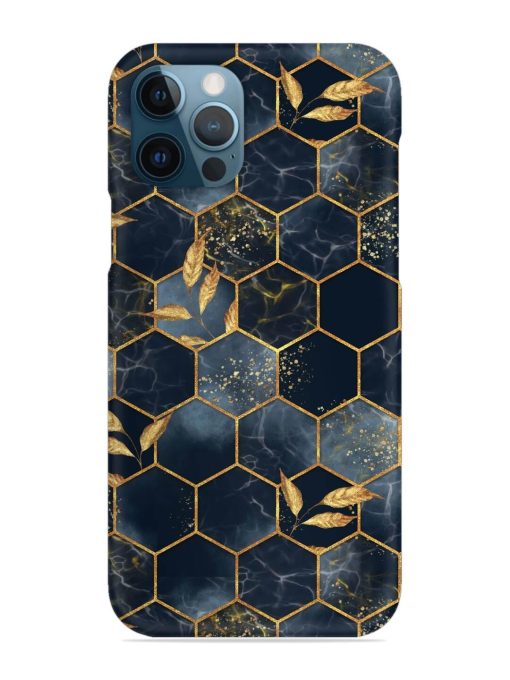 Marble Hexagon Seamless Snap Case for Apple Iphone 12 Pro Edge Zapvi