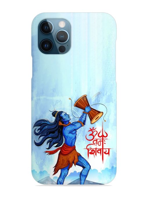 Illustration Lord Shiva Snap Case for Apple Iphone 12 Pro Edge Zapvi