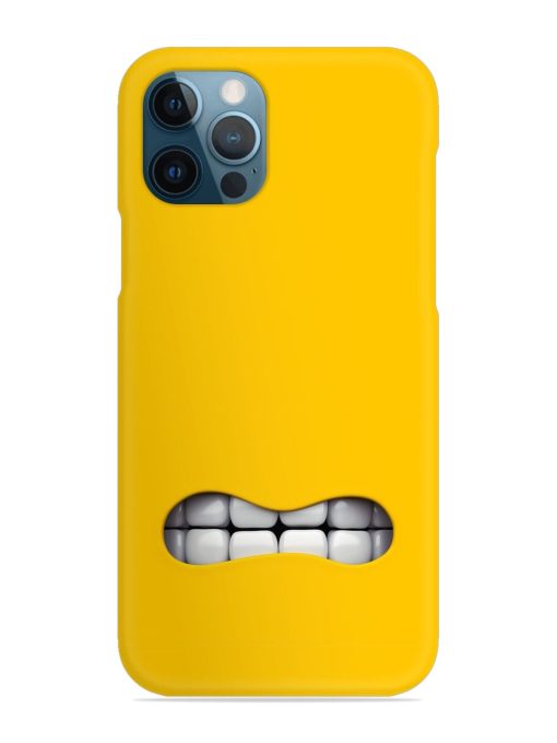 Mouth Character On Snap Case for Apple Iphone 12 Pro Edge Zapvi