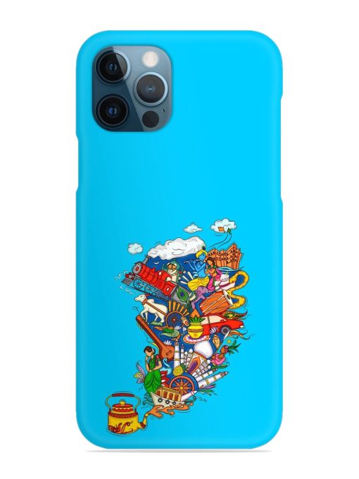 Vector Design Indian Snap Case for Apple Iphone 12 Pro Edge Zapvi