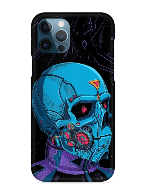 Skull Robo Vector Snap Case for Apple Iphone 12 Pro Edge Zapvi