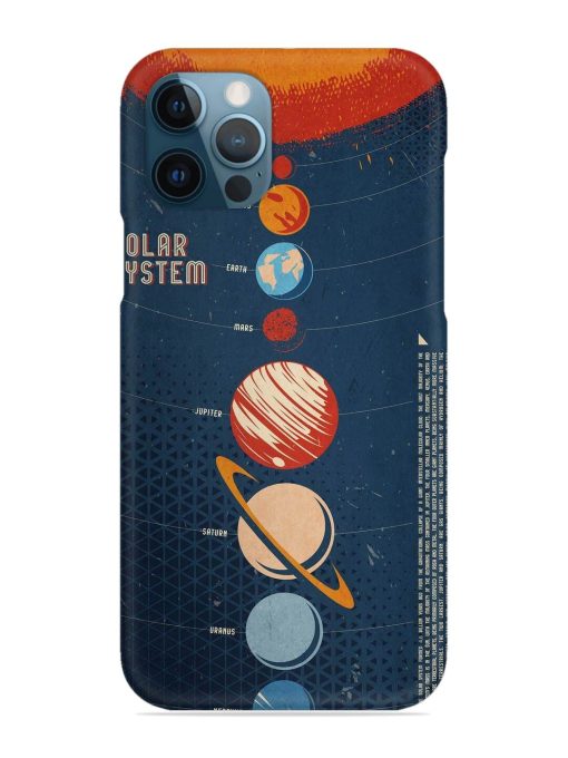 Solar System Vector Snap Case for Apple Iphone 12 Pro Edge Zapvi