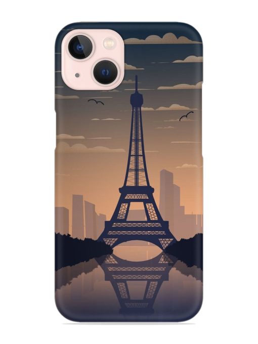 France Paris Eiffel Tower Gradient Snap Case for Apple Iphone 14 Edge Zapvi