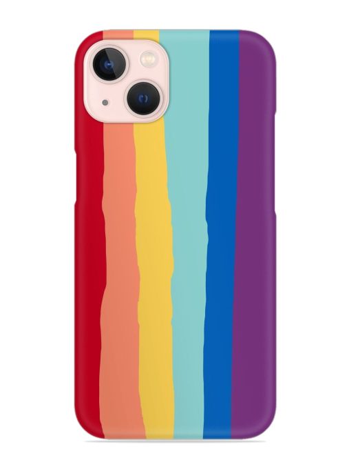 Rainbow Genuine Liquid Snap Case for Apple Iphone 14 Edge Zapvi