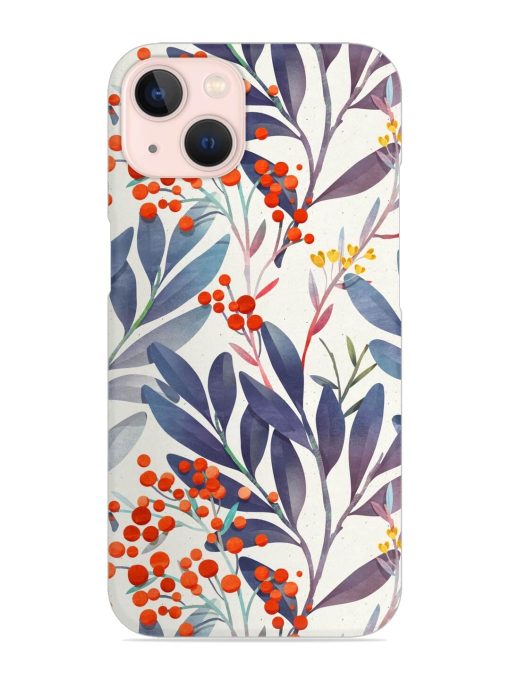 Seamless Floral Pattern Snap Case for Apple Iphone 14 Edge Zapvi