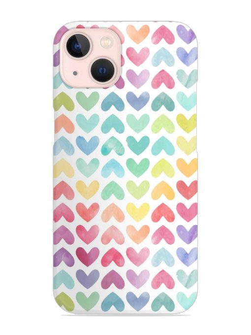 Seamless Colorful Watercolor Snap Case for Apple Iphone 14 Edge Zapvi