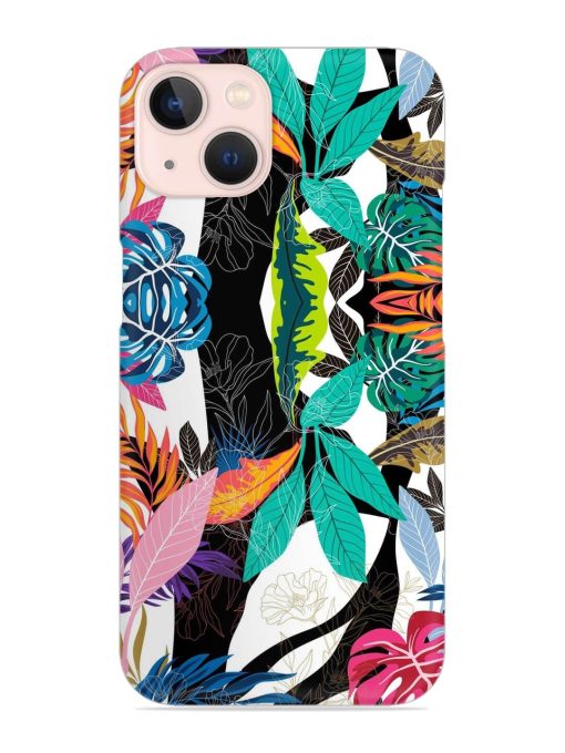 Floral Pattern Bright Snap Case for Apple Iphone 14 Edge Zapvi