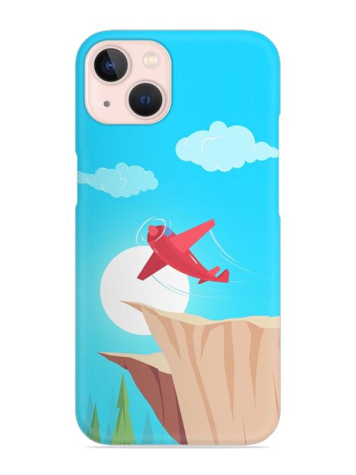 Small Planes In Flight Snap Case for Apple Iphone 14 Edge Zapvi