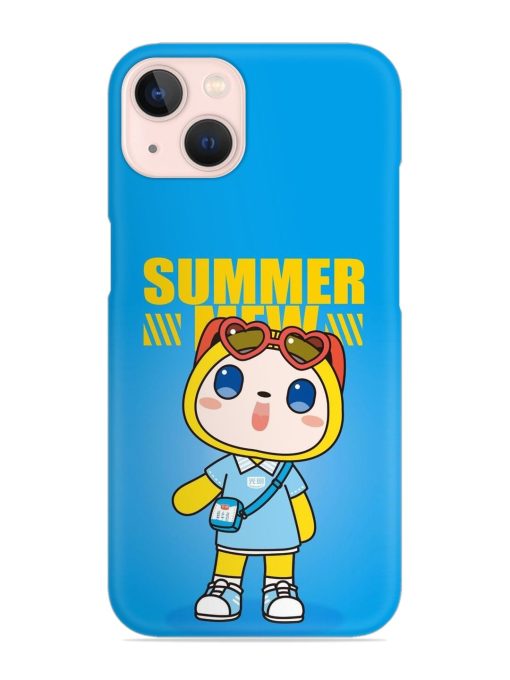 Summer Mew Cartoon Snap Case for Apple Iphone 14 Edge Zapvi