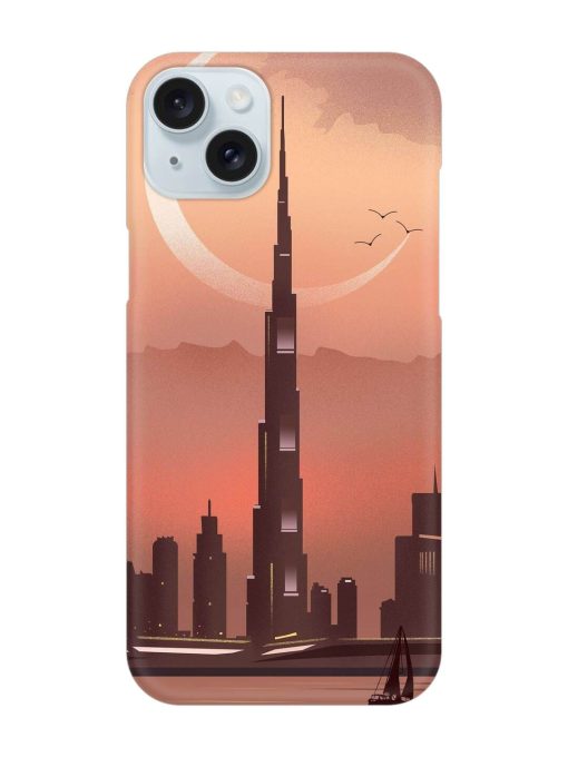 Landmark Burj Khalifa Snap Case for Apple Iphone 15 Plus Edge Zapvi