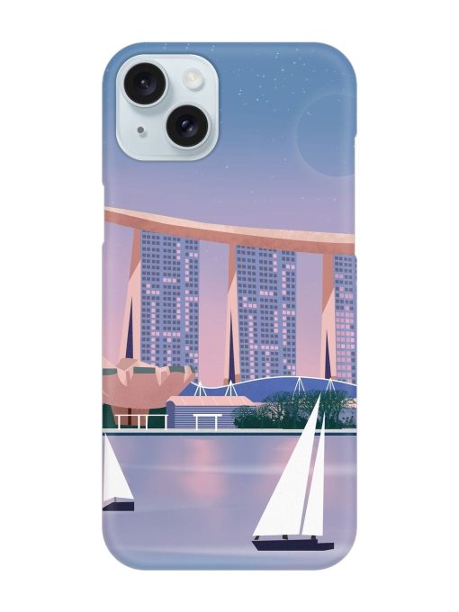 Singapore Scenery Architecture Snap Case for Apple Iphone 15 Plus Edge Zapvi