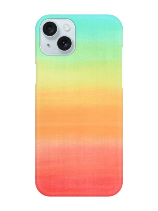 Background Sky Watercolor Snap Case for Apple Iphone 15 Plus Edge Zapvi