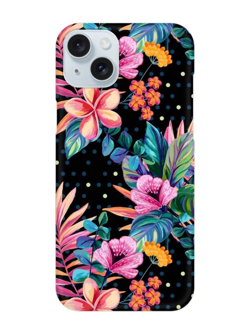 Seamless Floral Pattern Snap Case for Apple Iphone 15 Plus Edge Zapvi