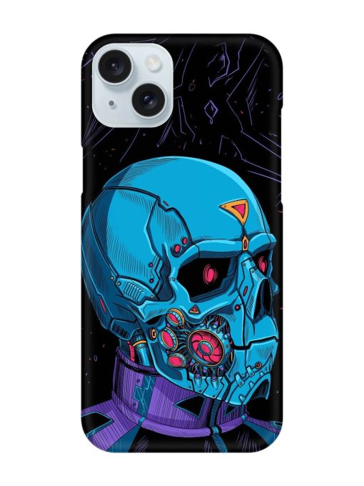 Skull Robo Vector Snap Case for Apple Iphone 15 Plus Edge Zapvi