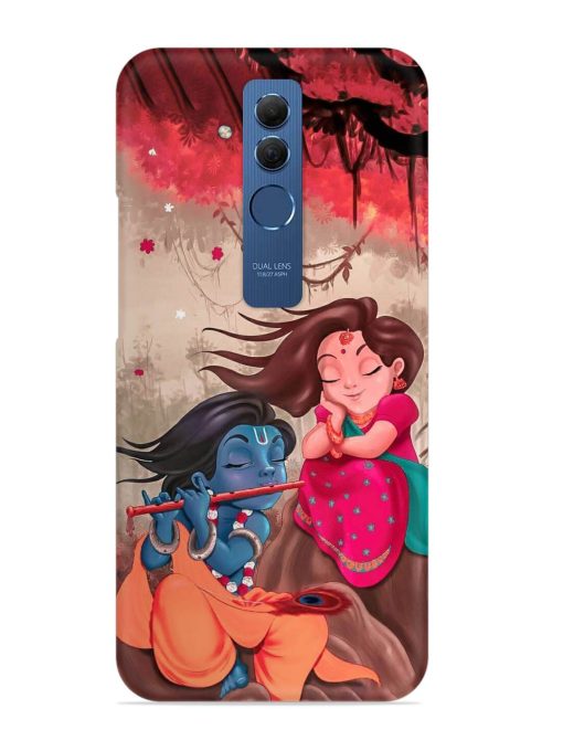 Radhe Krishna Water Art Snap Case for Honor Mate 20 Lite Edge Zapvi