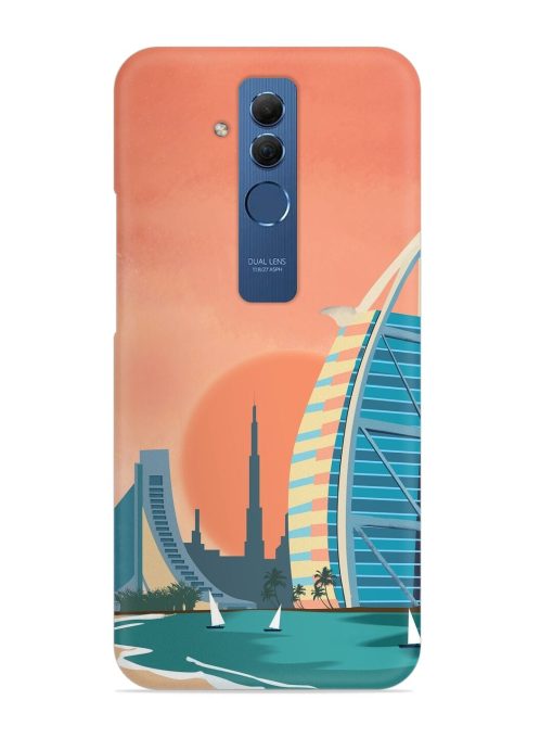 Dubai Architectural Scenery Snap Case for Honor Mate 20 Lite Edge Zapvi