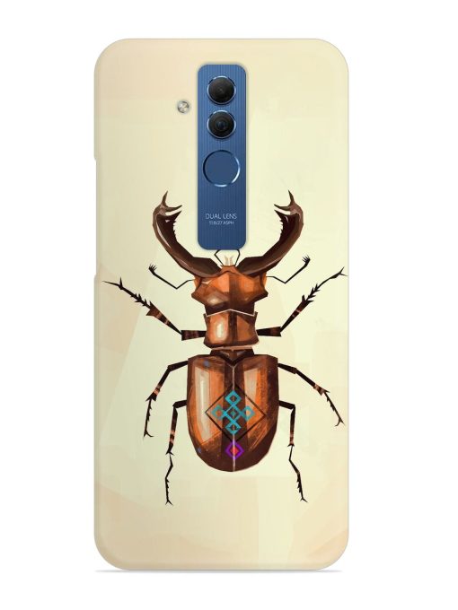 Stag Beetle Vector Snap Case for Honor Mate 20 Lite Edge Zapvi