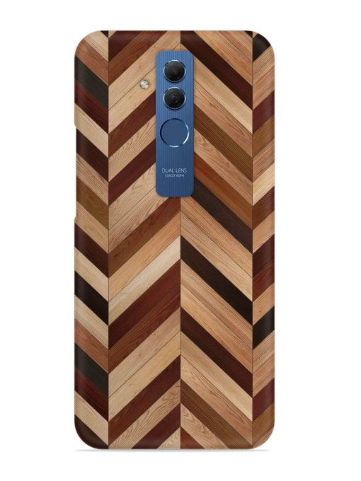 Seamless Wood Parquet Snap Case for Honor Mate 20 Lite Edge Zapvi