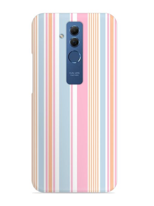 Stripe Seamless Pattern Snap Case for Honor Mate 20 Lite Edge Zapvi