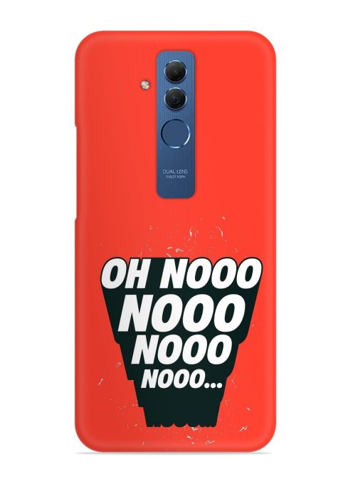 Oh Nooo Snap Case for Honor Mate 20 Lite Edge Zapvi