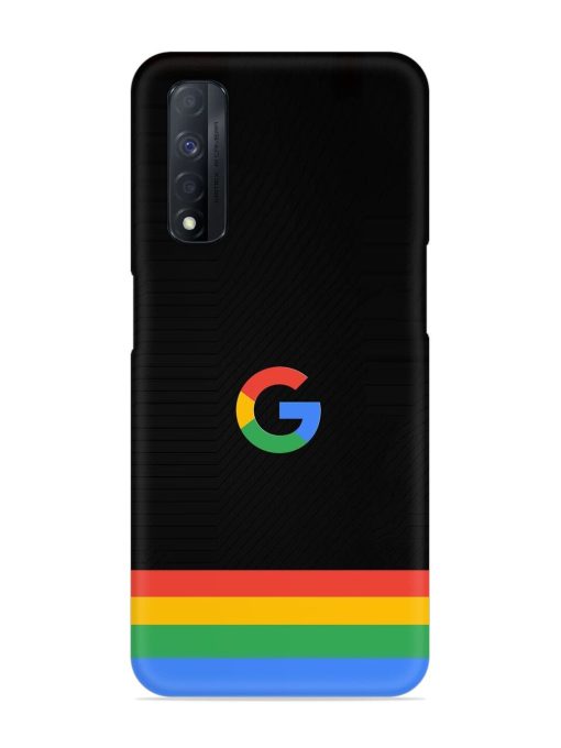 Google Logo Art Snap Case for Realme Narzo 30 (4G) Edge Zapvi