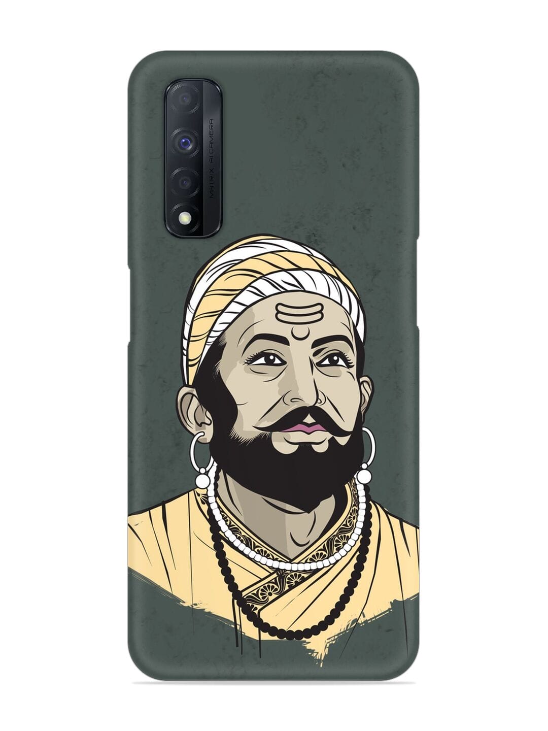 Shivaji Maharaj Vector Art Snap Case for Realme Narzo 30 (4G) 1 Shivaji Maharaj Vector Art Snap Case for Realme Narzo 30 (4G) Edge Zapvi