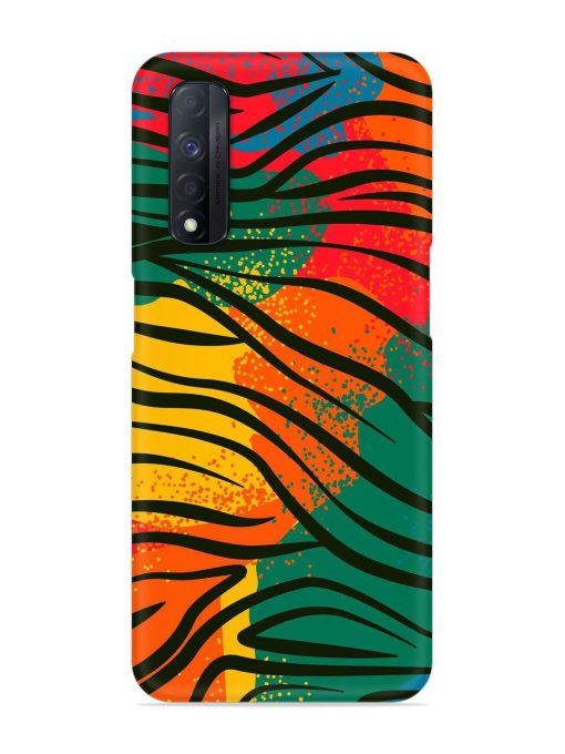 Bright Colorful Snap Case for Realme Narzo 30 (4G) Edge Zapvi