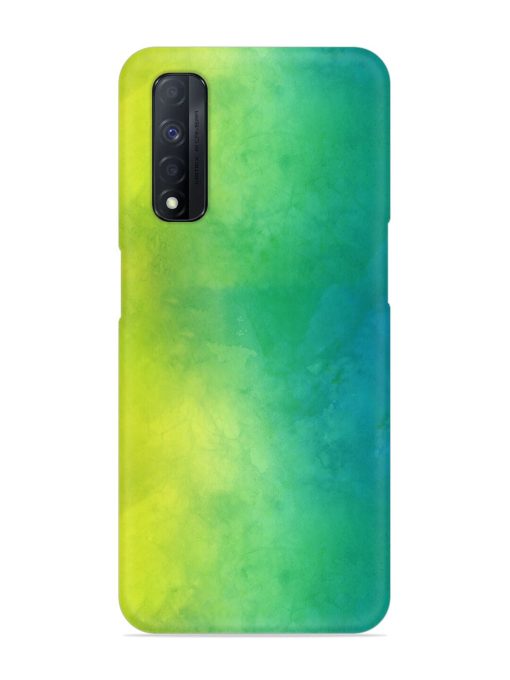 Yellow Green Gradient Snap Case for Realme Narzo 30 (4G) Edge Zapvi