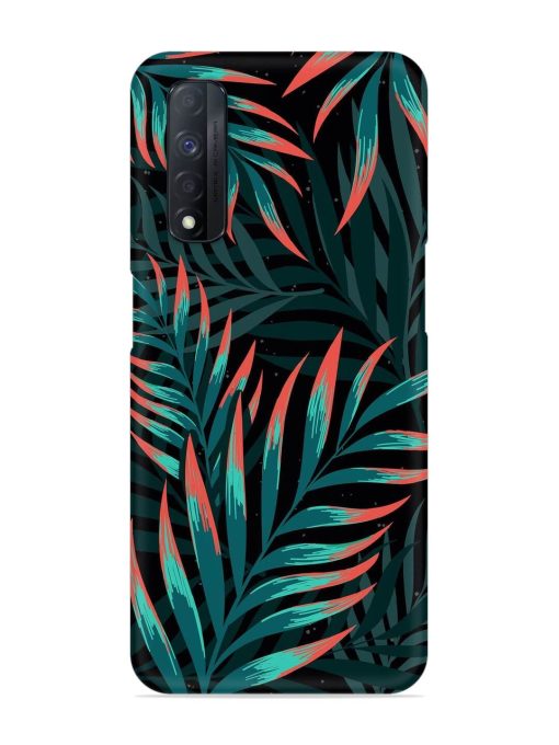 Green Leaf Art Snap Case for Realme Narzo 30 (4G) Edge Zapvi