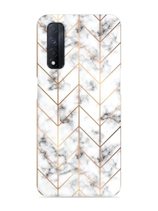 Vector Marble Texture Snap Case for Realme Narzo 30 (4G) Edge Zapvi