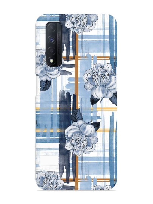 Watercolor Pattern Rose Snap Case for Realme Narzo 30 (4G) Edge Zapvi