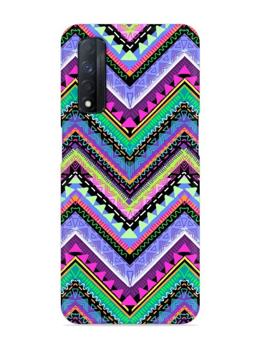 Tribal Aztec Print Snap Case for Realme Narzo 30 (4G) Edge Zapvi