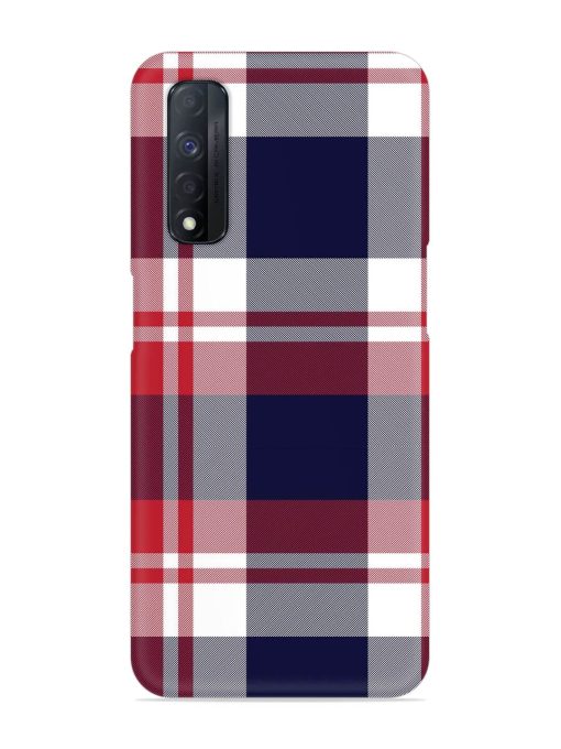 Classic Plaid Tartan Snap Case for Realme Narzo 30 (4G) Edge Zapvi