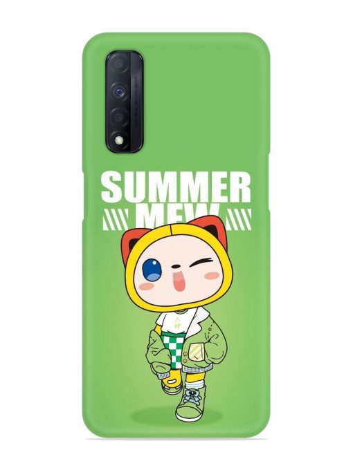 Summer Mew Snap Case for Realme Narzo 30 (4G) Edge Zapvi