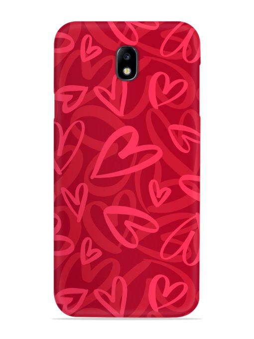 Seamless Romantic Pattern Snap Case for Samsung Galaxy J7 (2017) Edge Zapvi