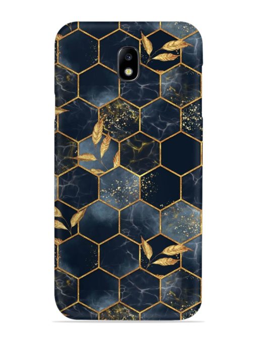 Marble Hexagon Seamless Snap Case for Samsung Galaxy J7 (2017) Edge Zapvi