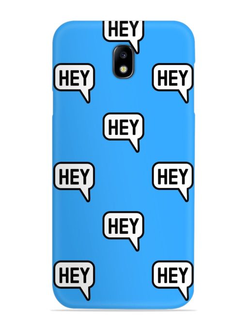 Hey Text Message Snap Case for Samsung Galaxy J7 (2017) Edge Zapvi