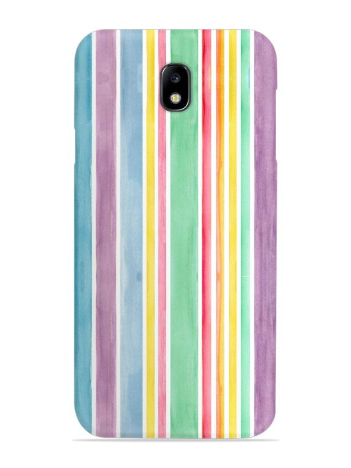 Hand Drawn Watercolor Snap Case for Samsung Galaxy J7 (2017) Edge Zapvi