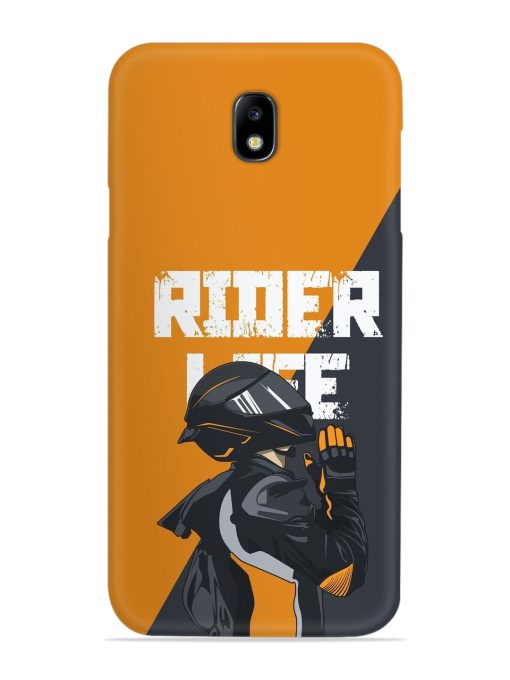 Rider Life Snap Case for Samsung Galaxy J7 (2017) Edge Zapvi