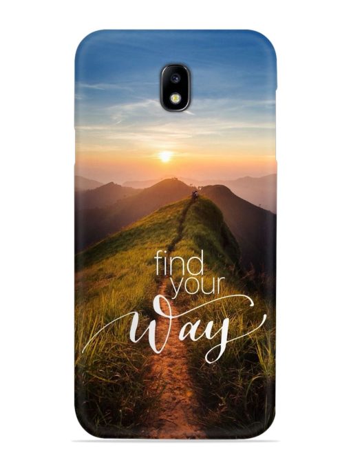 Find Your Way Snap Case for Samsung Galaxy J7 (2017) Edge Zapvi