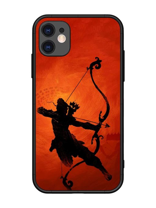 Illustration Lord Rama Glossy Metal Phone Cover for Apple Iphone 11 Edge Zapvi