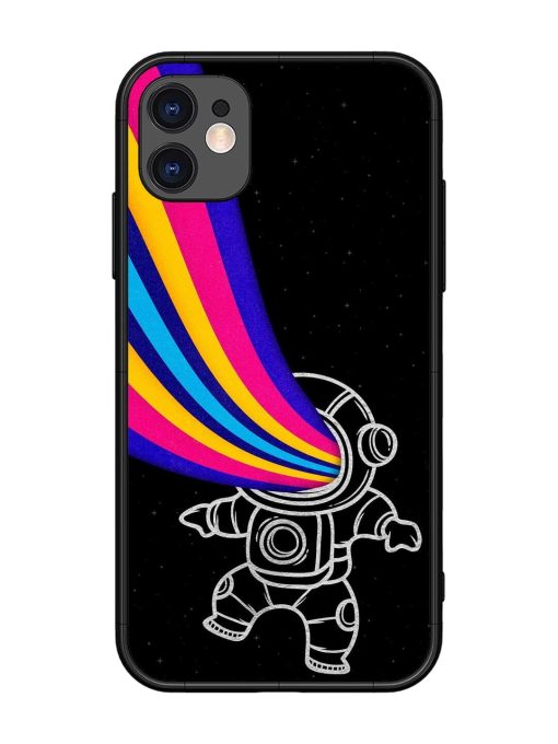 Astronaut Glossy Metal TPU Phone Cover for Apple Iphone 11 Edge Zapvi