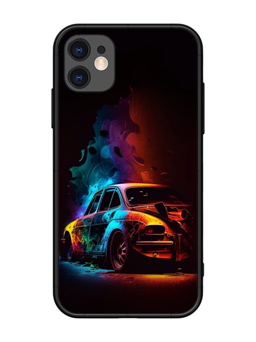 High Classic Car Art Glossy Metal Phone Cover for Apple Iphone 11 Edge Zapvi