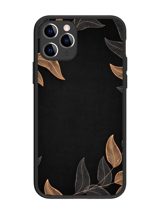 Foliage Art Glossy Metal Phone Cover for Apple Iphone 11 Pro Edge Zapvi