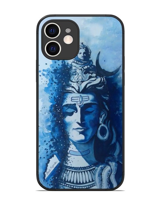 Shiv Art Glossy Metal Phone Cover for Apple Iphone 12 Edge Zapvi