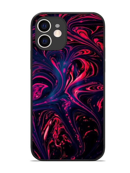 Abstract Background Glossy Metal Phone Cover for Apple Iphone 12 Edge Zapvi