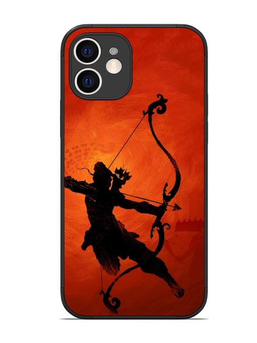 Illustration Lord Rama Glossy Metal Phone Cover for Apple Iphone 12 Edge Zapvi