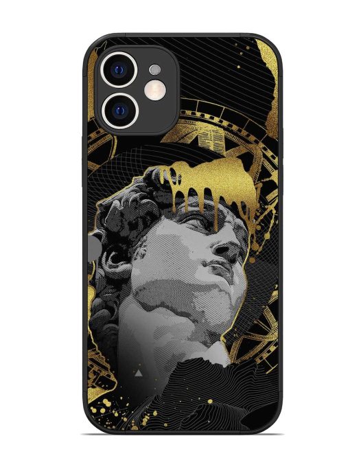 Roman Face Glossy Metal Phone Cover for Apple Iphone 12 Edge Zapvi